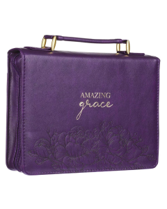 Amazing Grace Purple Bible Case