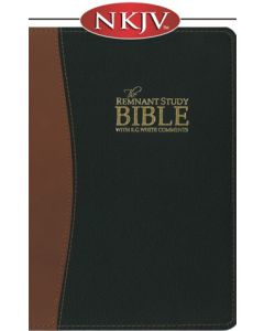 Remnant Study Bible NKJV (genuine top-grain leather black & brown)