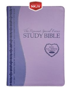 Remnant Study Bible NKJV (Special Forces Lavender - Genuine Leather)