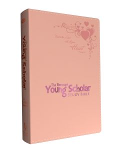 Young Scholar Study Bible NKJV (Leather-soft Pink)