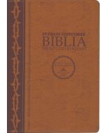 La Biblia De Estudio Remnant Piel Regenerada Fuerzas Especiales Cafe RVR60 - Spanish Remnant Study Bible Bonded Leather Special Forces Brown